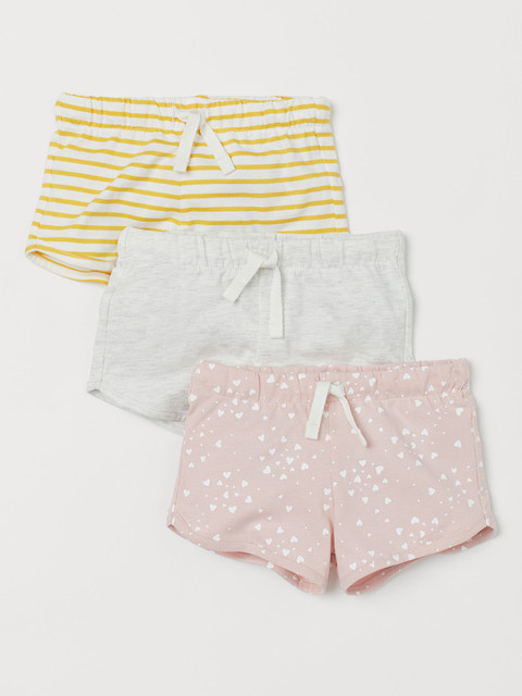 

H&M Girls 3-pack jersey shorts, Multi