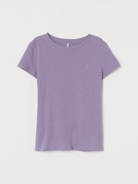 

H&M Purple Jersey T-shirt