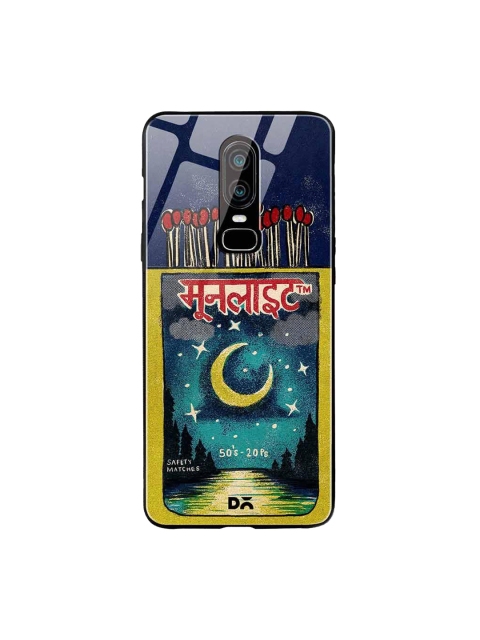 

DailyObjects Blue & Green Moonlight Matchbox OnePlus 6 Glass Case