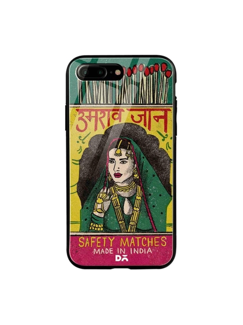 

DailyObjects Green & Yellow Umrao Jaan Matchbox Glass iPhone 7 Plus Cover