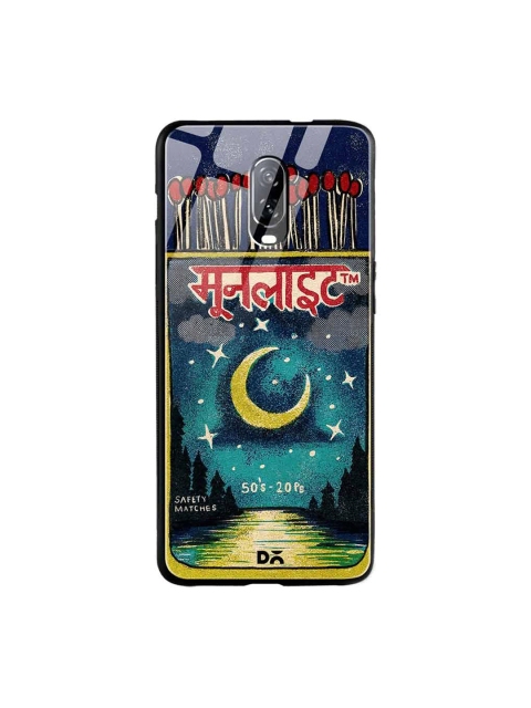 

DailyObjects Blue & Red Moonlight Matchbox OnePlus 6T Glass Case