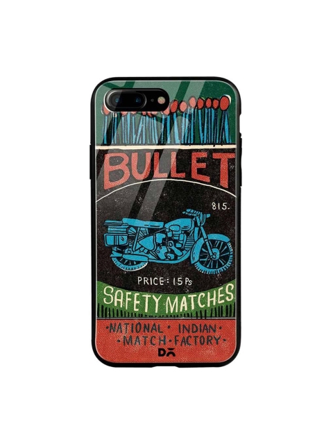 

DailyObjects Black & Blue Bullet Matchbox iPhone 7 Plus Glass Case