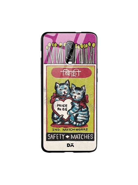 

DailyObjects Yellow & Blue Billi Matchbox OnePlus 6T Glass Cover