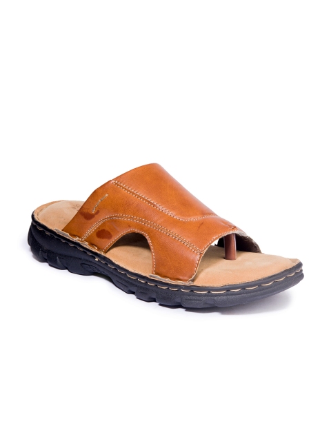 

Khadims Men Tan Brown Comfort Sandals