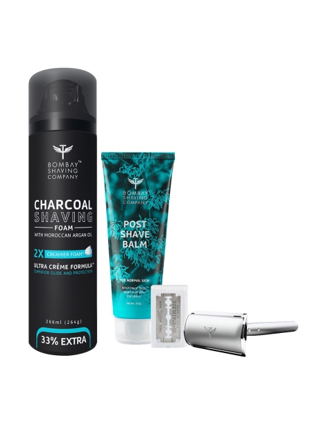 

Bombay Shaving Company Men Professional Grooming Essential Shaving Kit, Black
