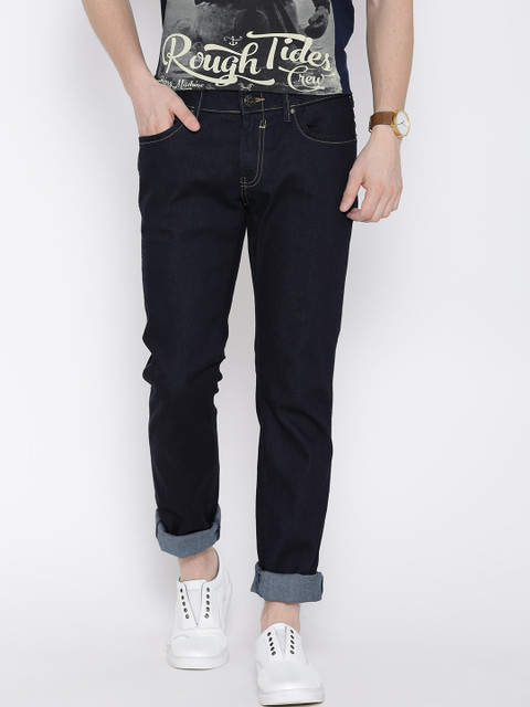 

Wrangler Navy Skanders Fit Jeans, Navy blue