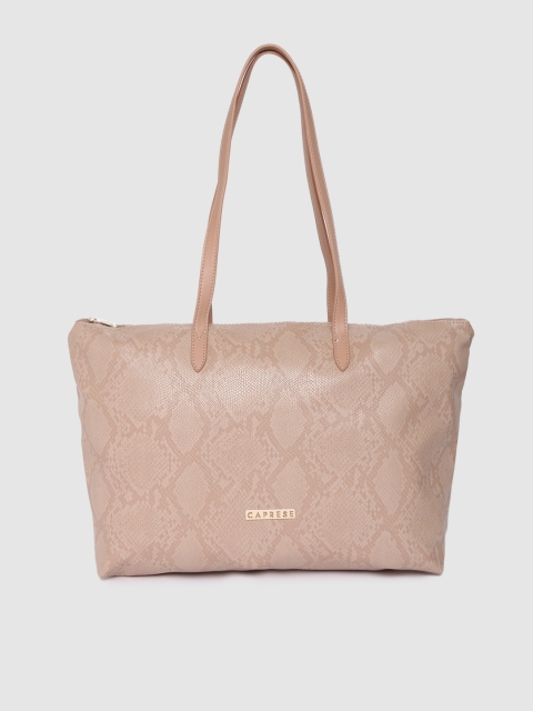

Caprese Beige Animal Skin Textured Inger Shoulder Bag