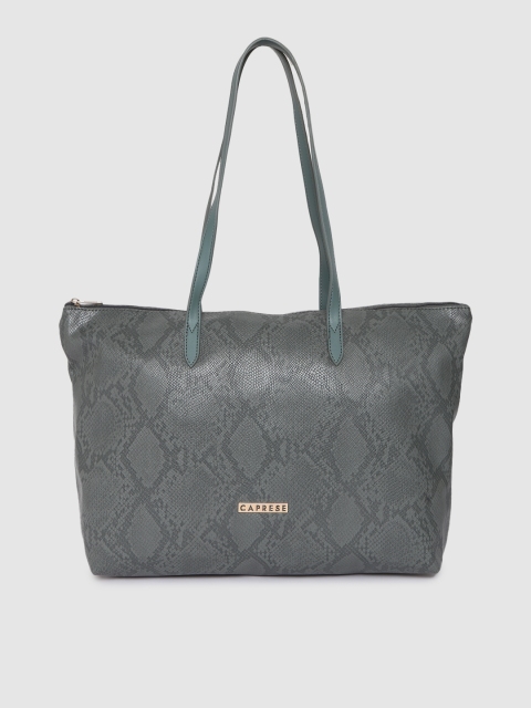 

Caprese Grey Animal Skin Textured Inger Shoulder Bag