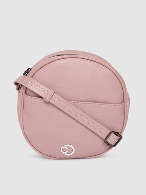 

Caprese Pink Solid Sling Bag