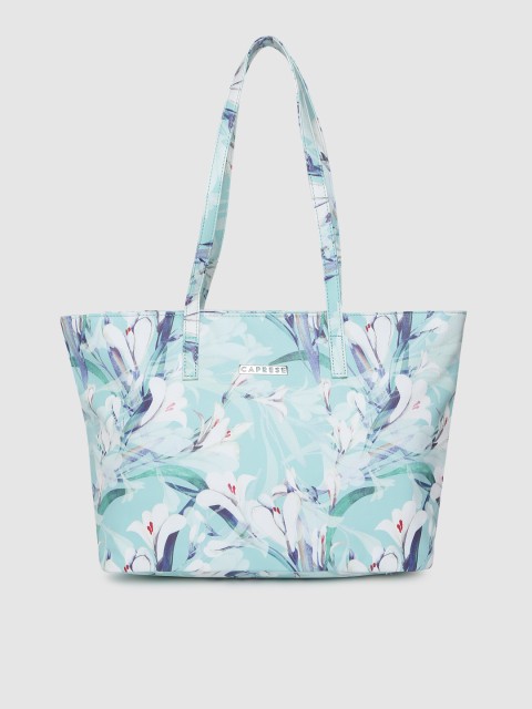 

Caprese Blue Printed Shoulder Bag