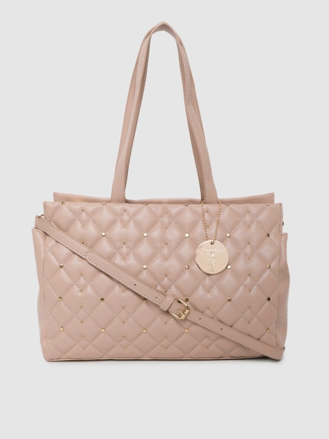 

Caprese Mauve Solid Winifred Quilted Shoulder Bag