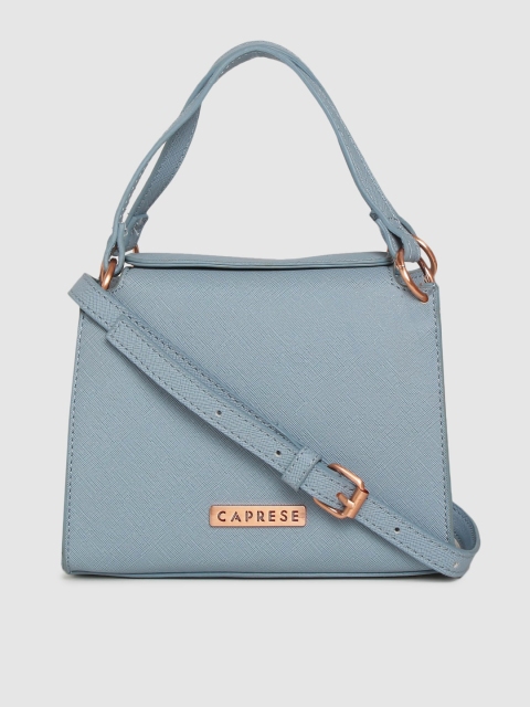 

Caprese Women Blue Solid Satchel