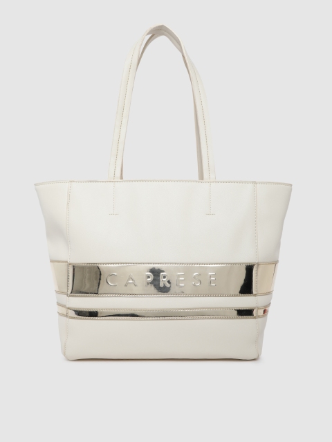 

Caprese Off-White Printed Shoulder Bag