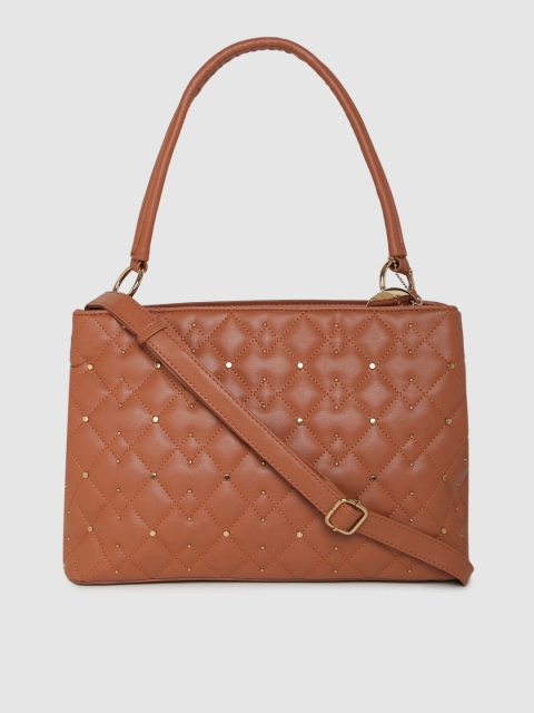 

Caprese Brown Textured Shoulder Bag