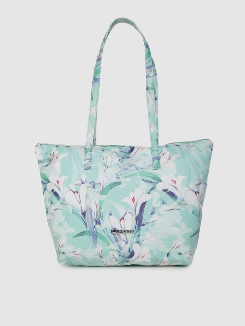 

Caprese Blue & White Printed Shoulder Bag