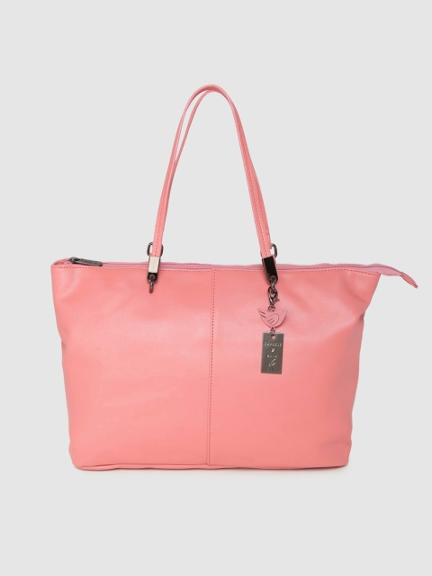 

Caprese Peach-Coloured Solid Shoulder Bag