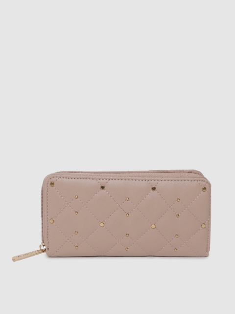 

Caprese Women Nude Pink Embellished Zip Around Wallet