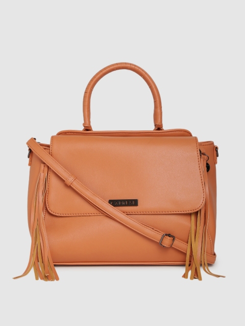 

Caprese Women Tan Solid Satchel