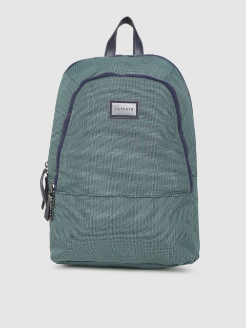 

Caprese Women Teal Solid Backpack