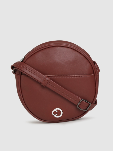 

Caprese Women Brown Solid Sling Bag