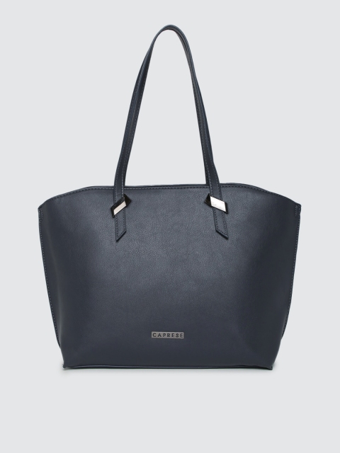 

Caprese Navy Blue Solid Shoulder Bag
