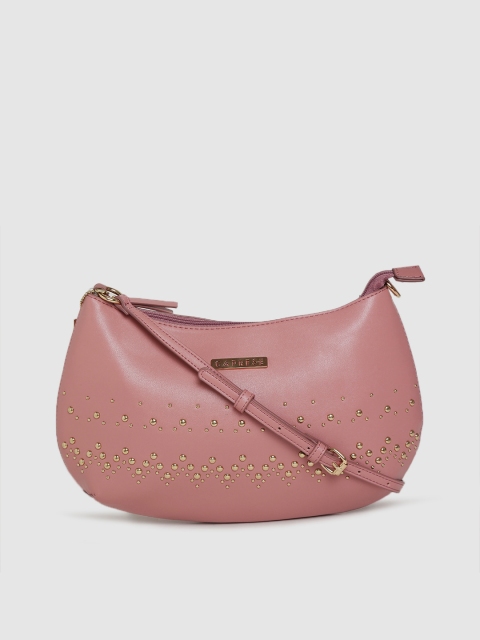 

Caprese Pink Embellished Sling Bag