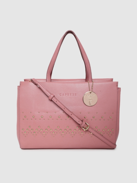 

Caprese Pink Embellished Handheld Bag