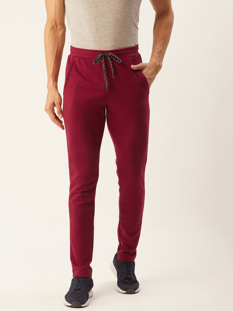 

Sweet Dreams Men Maroon Solid Straight Fit Track Pants