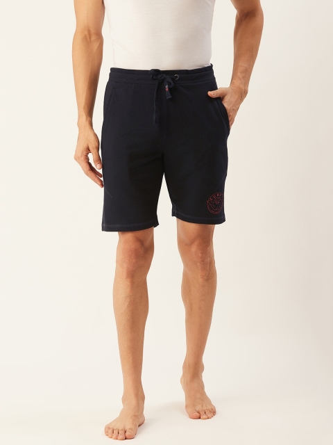 

Sweet Dreams Men Navy Blue Solid Lounge Shorts