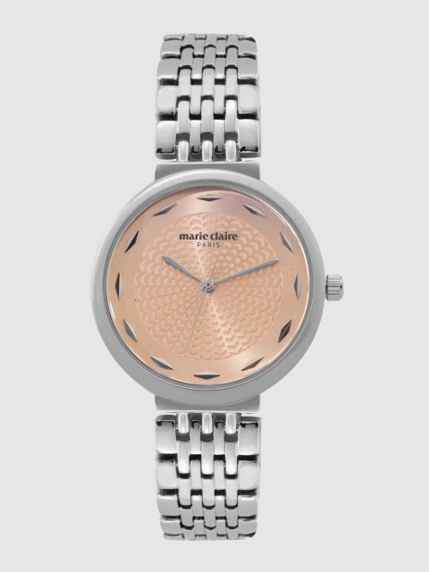 

Marie Claire Women Peach-Coloured Analogue Watch MC-SS20-002C