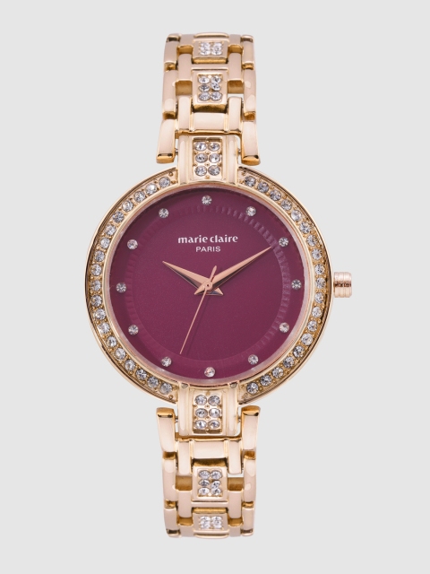 

Marie Claire Women Maroon Analogue Watch MC-SS20-011B
