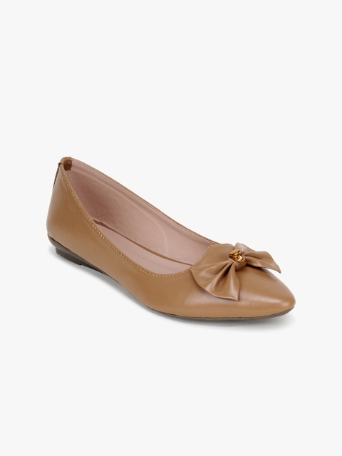 

Bloomtale Women Beige Solid Ballerinas