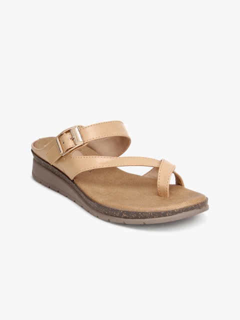 

Bloomtale Women Beige Solid Comfort Heels