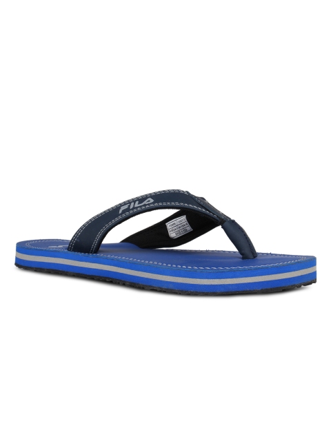 

FILA Men Blue Solid Comfort Sandals