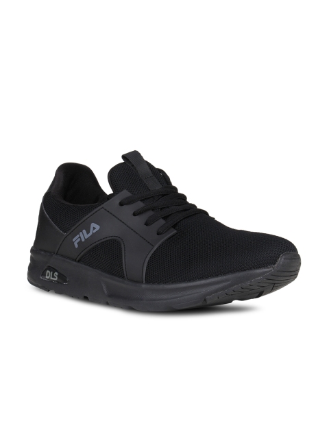 

FILA Men Black Solid Sneakers