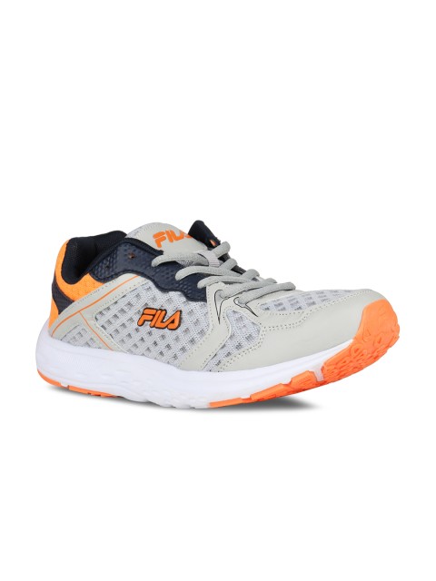 

FILA Men Grey & Orange Spectrum Running Shoes