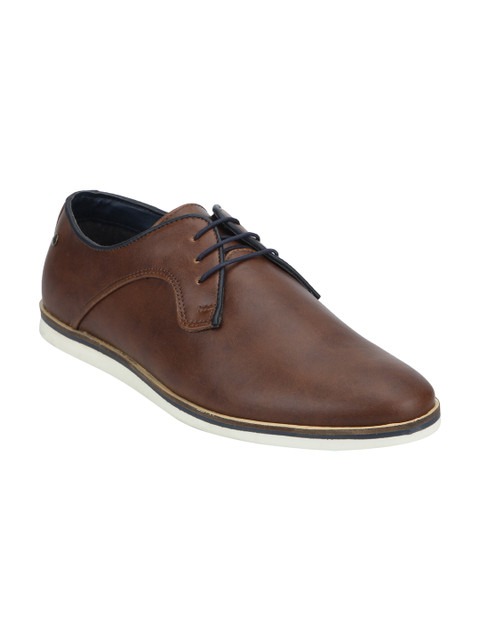 

Red Tape Men Coffee Brown Solid Derbys