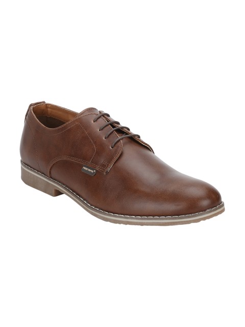 

Red Tape Men Brown Solid Derbys