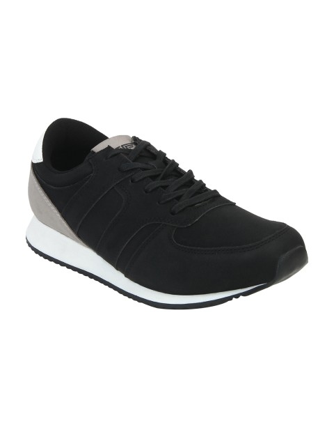 

Red Tape Men Black & Grey Solid Sneakers