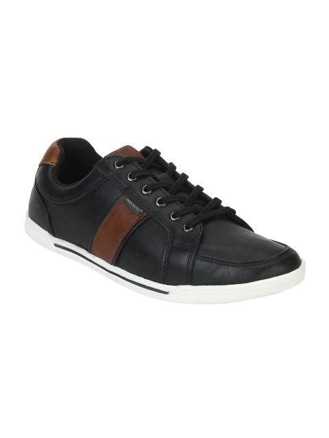 

Red Tape Men Black & Brown Colourblocked Sneakers