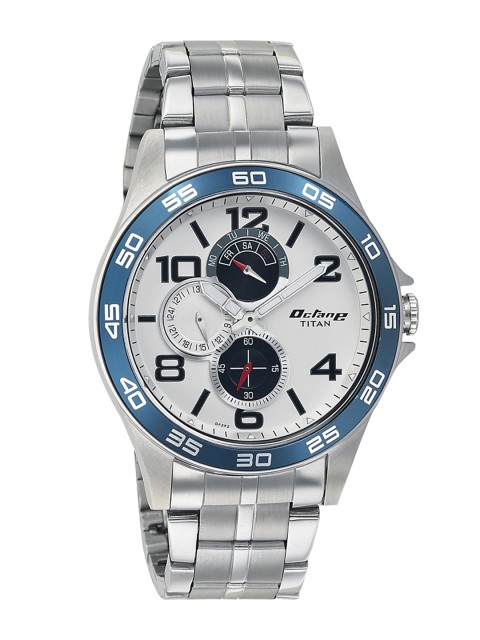 

Titan Octane Men White Analogue watch NL1702KM01