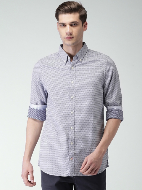 

Tommy Hilfiger Navy Slim Casual Shirt, Navy blue