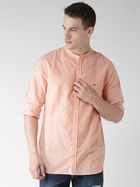 

Tommy Hilfiger Coral Orange Casual Shirt