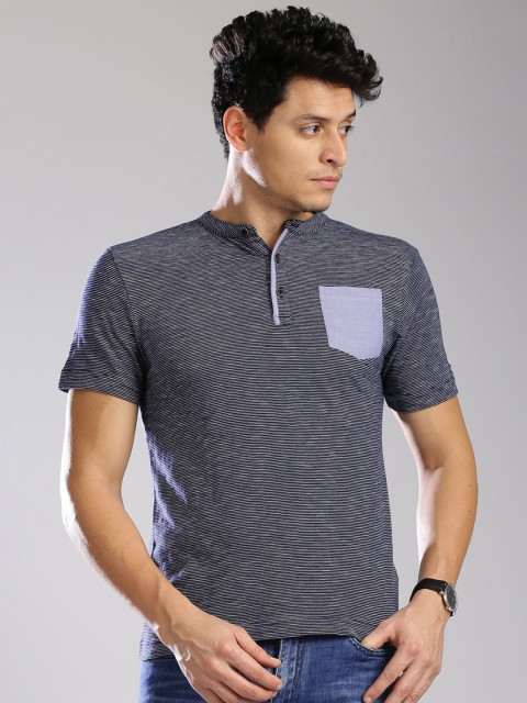 

Tommy Hilfiger Navy Henley T-shirt, Navy blue