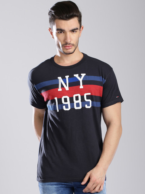 

Tommy Hilfiger Navy Printed T-shirt, Navy blue