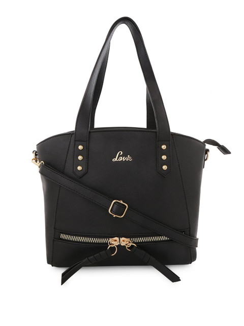 

Lavie Black Solid Shoulder Bag