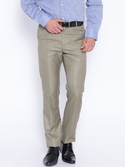 

Arrow New York Brown Tapered Fit Smart Casual Trousers