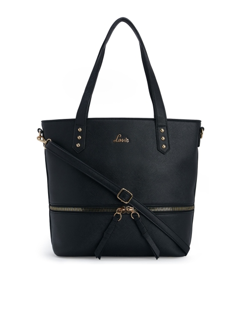 

Lavie Black Solid Shoulder Bag