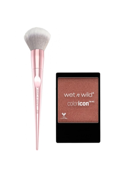 

Wet n Wild Set of Color Icon Blush & Blush Brush, Pink
