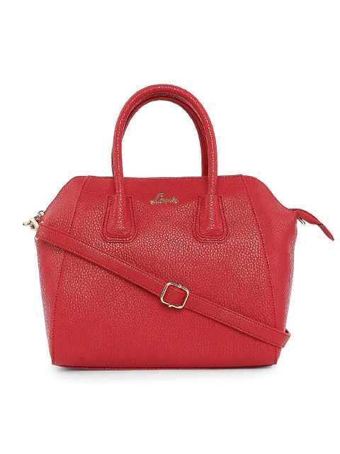 

Lavie Women Red Solid Handheld Bag